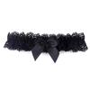 White/Black Lace Ribbon Bowknot Wedding Bridal Hen Gift Garters Adjust Legring