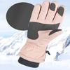 Men's and Women's Winter Outdoor Cycling Thickened Thermal Gloves Ski Gloves Windproof and Cold-proof Multi-protective Gloves