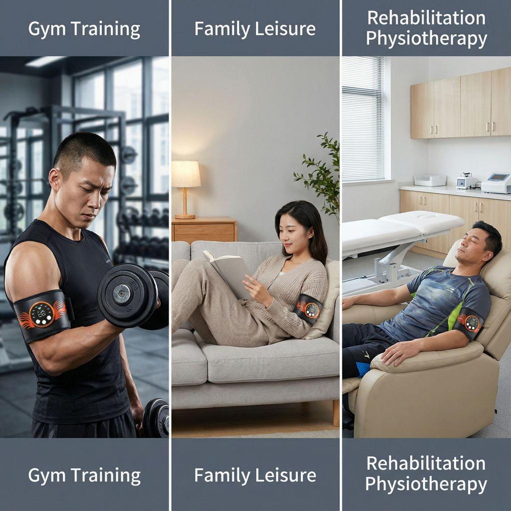 Intelligenter EMS-Armmassager für Muskelaufbau und Fitness