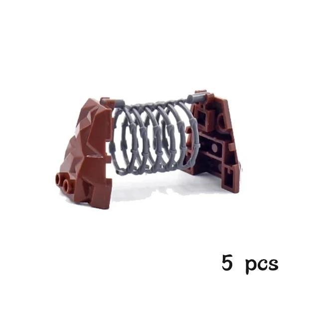 MOC Military Weapon Oil Bottle Building Blocks Oil Tank Gasoline Drum Model Gas Station Accessories Educational Creative Toy Kid