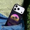 80s Retrowave Neon Palms Tree soft Phone Case Cover for IPhone 11 12 13 14 15 16e 17 Pro Max Coque for IPhone 17 Air