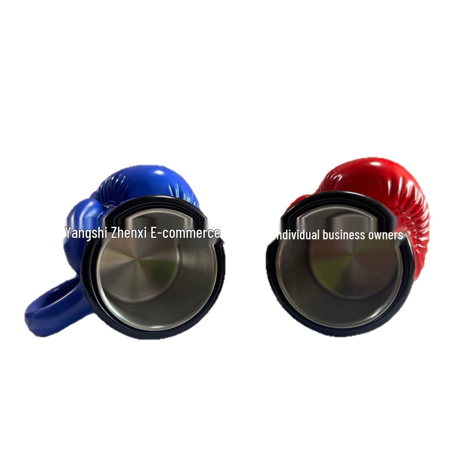 

Cross-border Hot Seller Stainless Steel Boxing Glove Mug for Enthusiasts красный