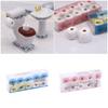 Realistic Doll House Tissue Paper Craft Model Project Miniature Furniture Scene Decoration Kids Educational Toy Props