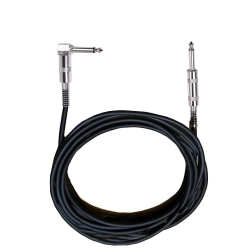 6.35mm to 6.35mm Mono Cable, Standard Plug, Male to Male, for Connecting Mixers, Guitars, Amplifiers, Speakers, etc. (3M)
