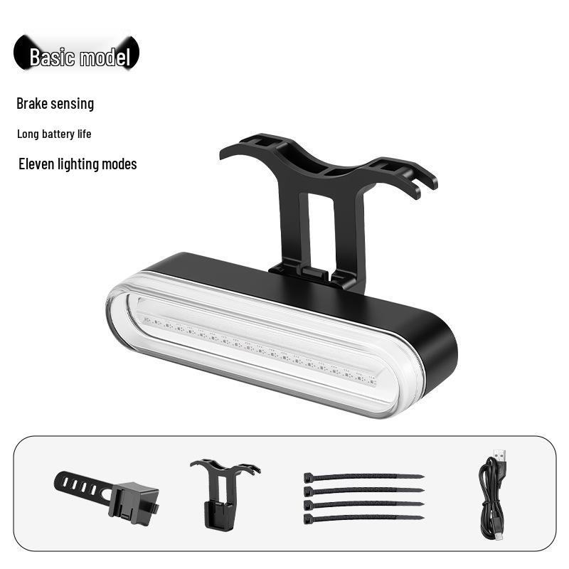 Smart Remote Control Bicycle Taillight with USB Charging and Colorful Turn Signals