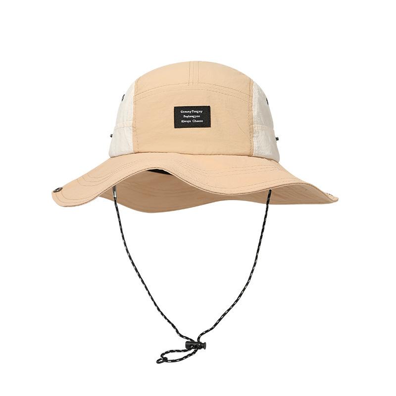 

Mountaineering hat men s color matching sun hat summer outdoor waterproof and light outdoor casual versatile bucket hat women s basin hat average size