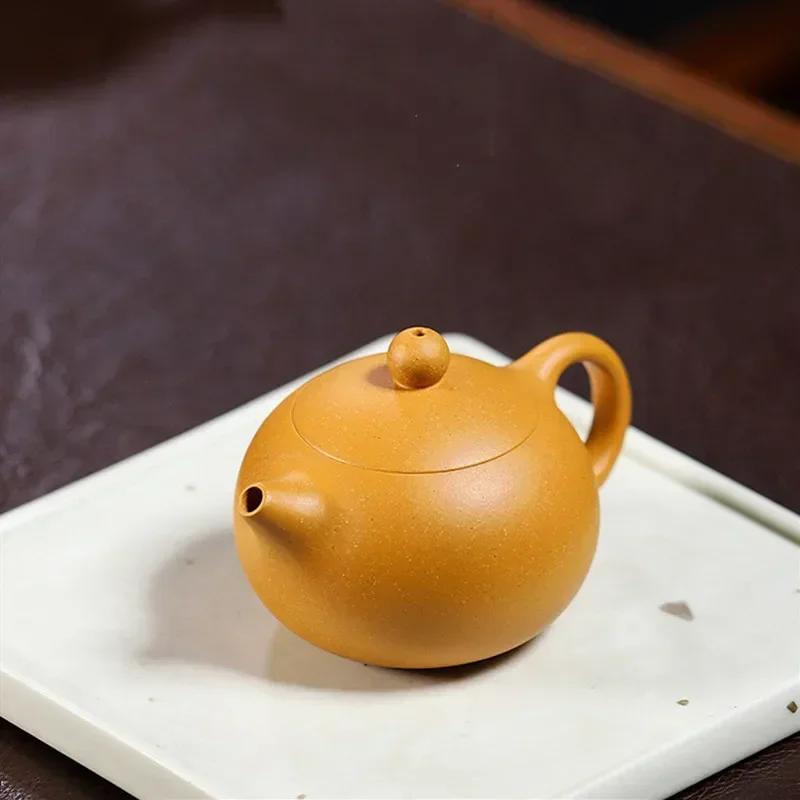 100ml Chinese Yixing Purple Clay Teapots Ball Hole Filter Handmade Tea Pot Beauty Tea Infuser Kettle Zisha Tea Set Customized