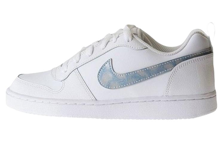Nike Court Borough Low  White Blue  GS 845104-102 35.5