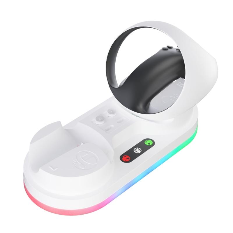 Kontroler Szybka stacja ładująca do PS VR2 Uchwyt Stojak na wyświetlacz Kontroler Stojak do przechowywania Magnetyczna podstawa ładująca