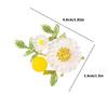 Practical Sturdy Alloy Brooch Decoration with Pearls and Daisies Special Gifts for Mothers Wives or Friend Daily Use