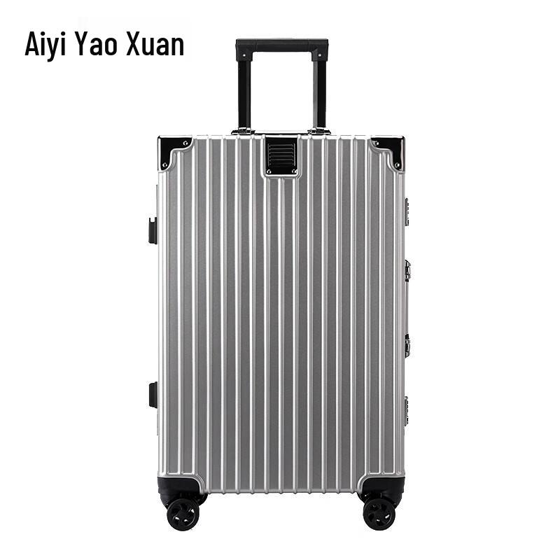 Retro Aluminum Frame Spinner Luggage 20 inch