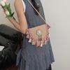 Casual Simple Texture Niche Design Fashionable Saddle Bag 2025 Summer New Foreign Style Women's Shoulder Messenger Bag