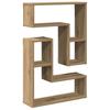 VidaXL Wall Cube Shelves 2 Pcs Artisan Oak Engineered Wood, Cube-shaped Storage, Organizer In 8 Shape 56605