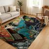 Dorohedoro Anime Floor Mat Soft Thickened Absorbent Non-Slip Bedroom Living Room Door Mat Home Decor Flannel Rugs