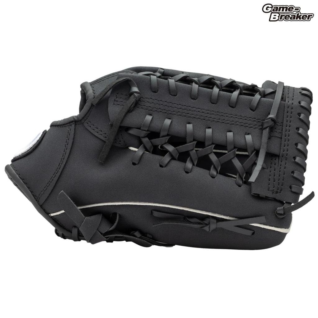 Onda Baseball for Junior High and Synthetic Matte and General Black Glove, 12-inch, Soft, All-Around, Right-Handed Throw, Left-Handed, High, School,