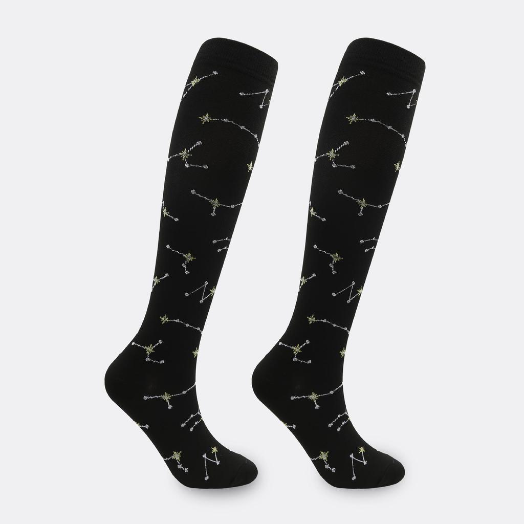 33 Styles: Sports Compression Long Socks - Elastic & Colored
