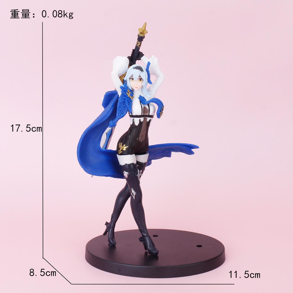 Genshin Impact Raiden Shogun Paimon Klee PVC Anime Figurine Set Collectible Toy For Fans Desk Home Decor Birthday Holidays Gift