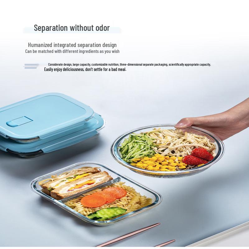 Ruhan Glass Food Storage Container Set