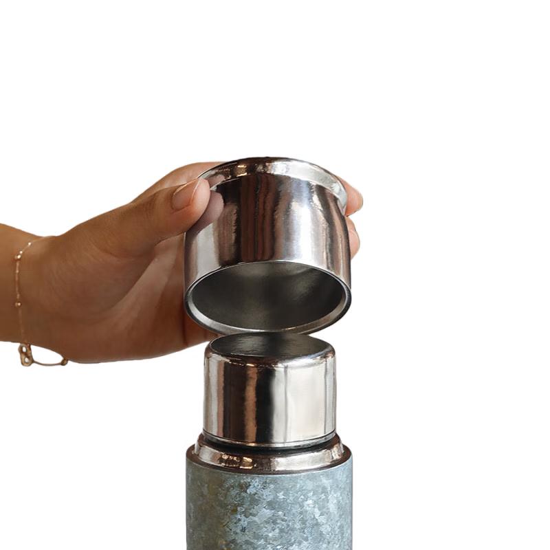 Kess Portable Titanium Thermos Water Bottle