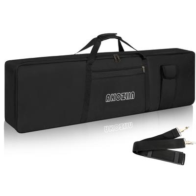 AKOZLIN 88 Key Keyboard Case Keyboard Bag Electronic Piano Case with Adjustable Strap and Pocket 600D Oxford Cloth Shockproof Multifunctional Handbag
