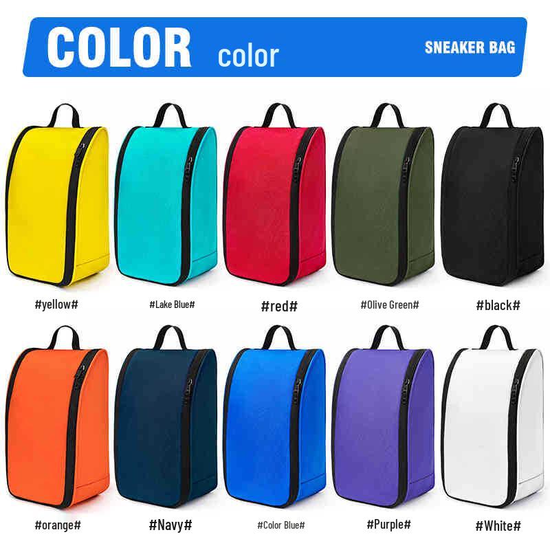 Portable Sports Shoe Bag for Travel: Handheld Storage for Football, Basketball, and Fitness Footwear.