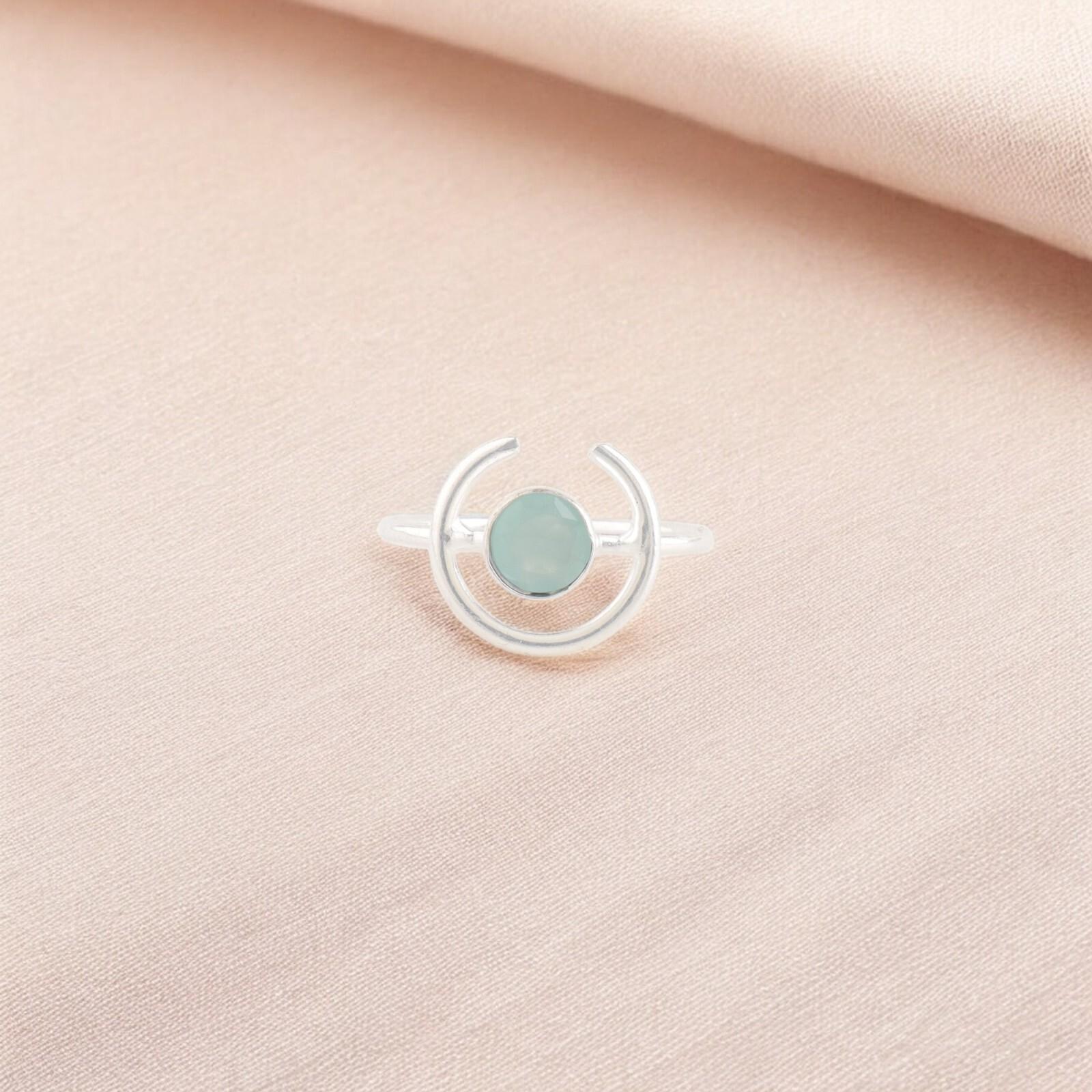 

Кольцо из аквахалцедона, серебро 925 пробы, ручная работа, ювелирное изделие с драгоценным камнем для свадьбы RR-54-18 13