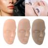 3pcs 5D Tattoo Practice Skin Head Silicone Realistic Semi Permanent Microblading Tattoo Training Facial Skin for Makeup