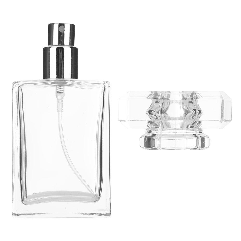 30ml Empty Glass Perfume Spray Bottle Portable Travel Size Reusable Odors Container Transparent