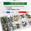 Car A/C Repair Kit, 270PCS O-Ring Set + 102PCS Car Air Conditioner Valve Core Kit With Double Head Tall Tool, A/C R12 R134A Refrigeration Tire Valve