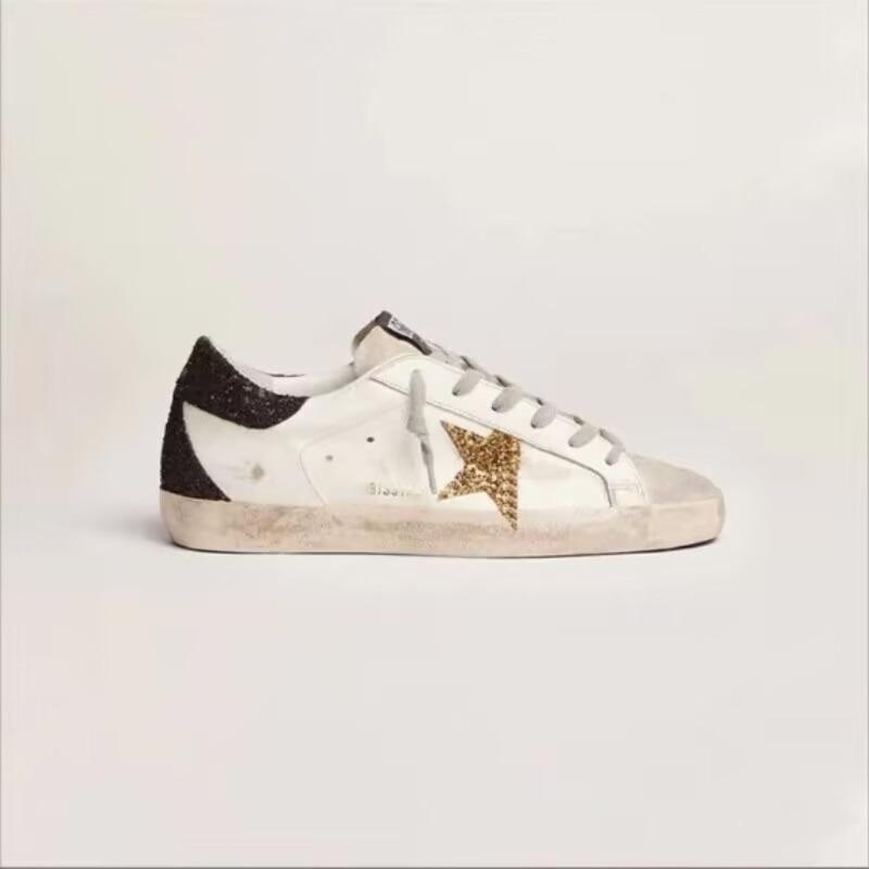 Leather Star New Flat Bottom Inner Height Increase Men's and Women's Casual Little White Shoes Retro Small Dirty Shoes Board Shoes Men's