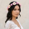 Korean Style Floral Headband Boho Style Wedding Headpiece Fashion Bridal Wreaths  Princess