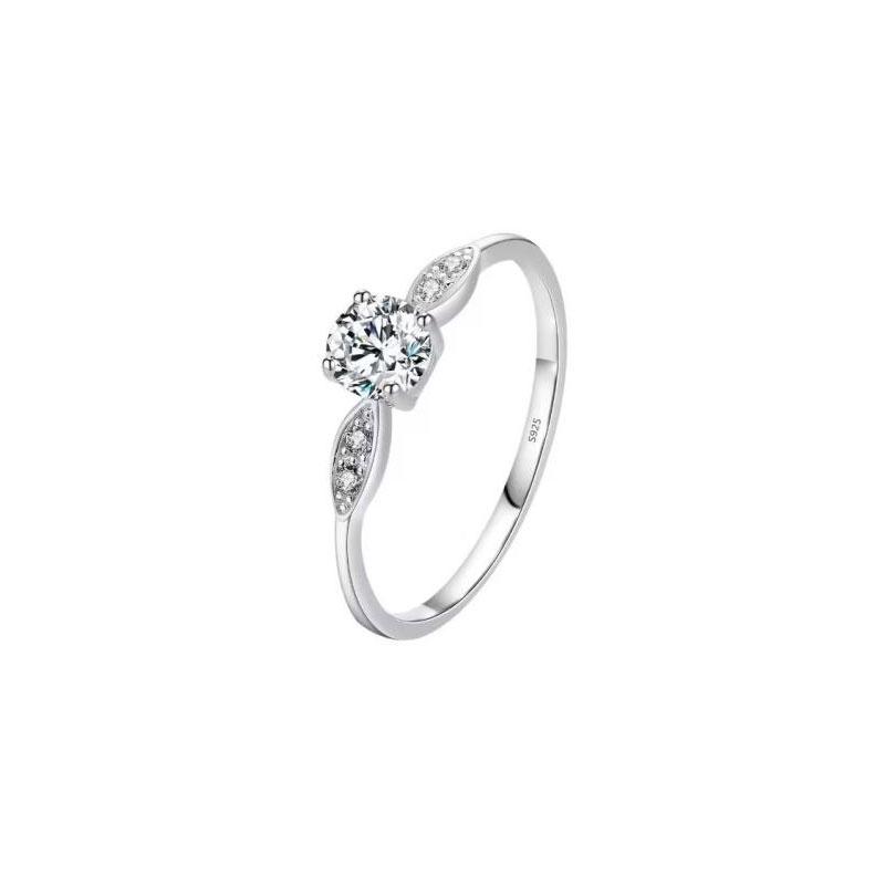 2025 New 925 Sterling Silver Star and Moon Heart Zircon Elephant Heart Ring Rings Fashion Fine Jewelry for Women Size 6 7 8 9