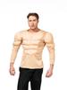 Muscle Suit T-Shirt for Halloween Cosplay - Fake Abs Party Costume for Adults