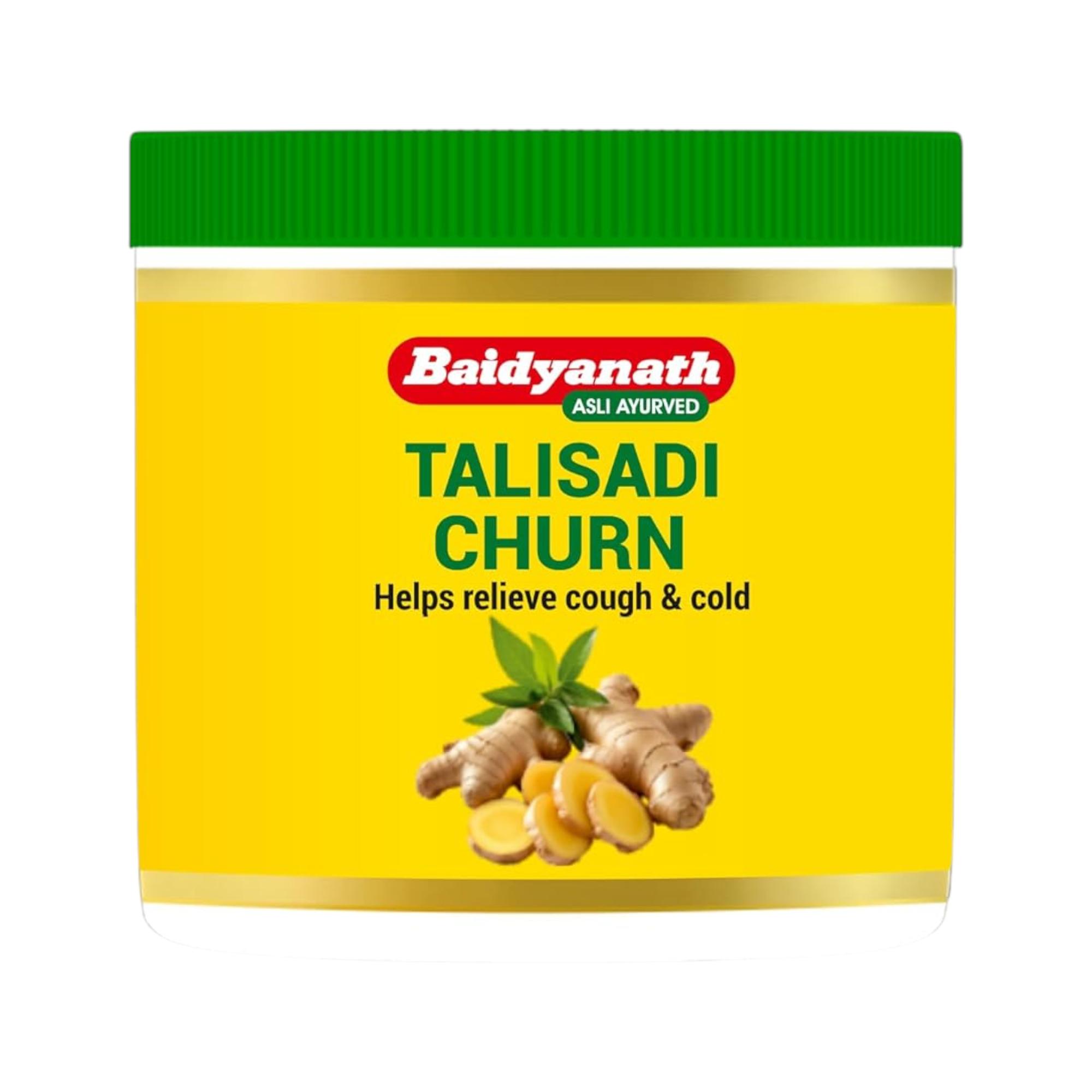 

Baidyanath Talisadi Churna 50g | Ayurvedic Herbal Powder for Cough & Cold Relief | Supports Respiratory Comfort & Clear Breathing | Pack of 1