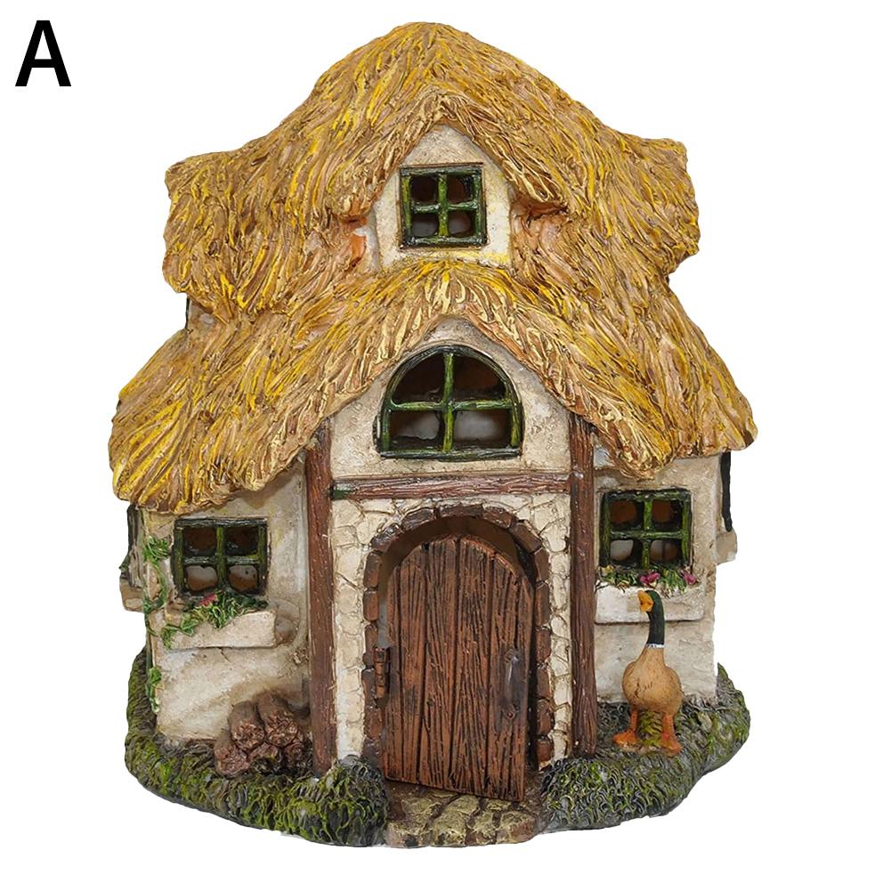 Garden Fairy Gnome Elf Miniature Figurines Window Door Garden Statue House Christmas Home Door Q7E0
