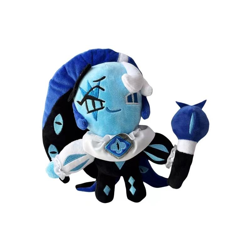 New In Stock Cookie Run: Kingdom Shadow Milk Cookie Anime Figure Plush Toys 25cm Shadow Milk Cookie Doll Custom Toys Kids Gift