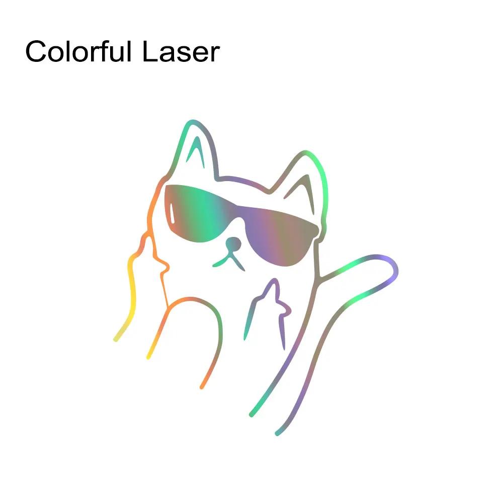 Cute Cat Car Stickers Creative Auto Whole Body Decals Waterproof Styling PVC Film Car Decoration Auto Exterior Accessories