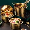 Deepened Korean Ramen Pot Stainless Steel Soup Cooking Pot Kitchen Cookware Stew Pot  Hotpot