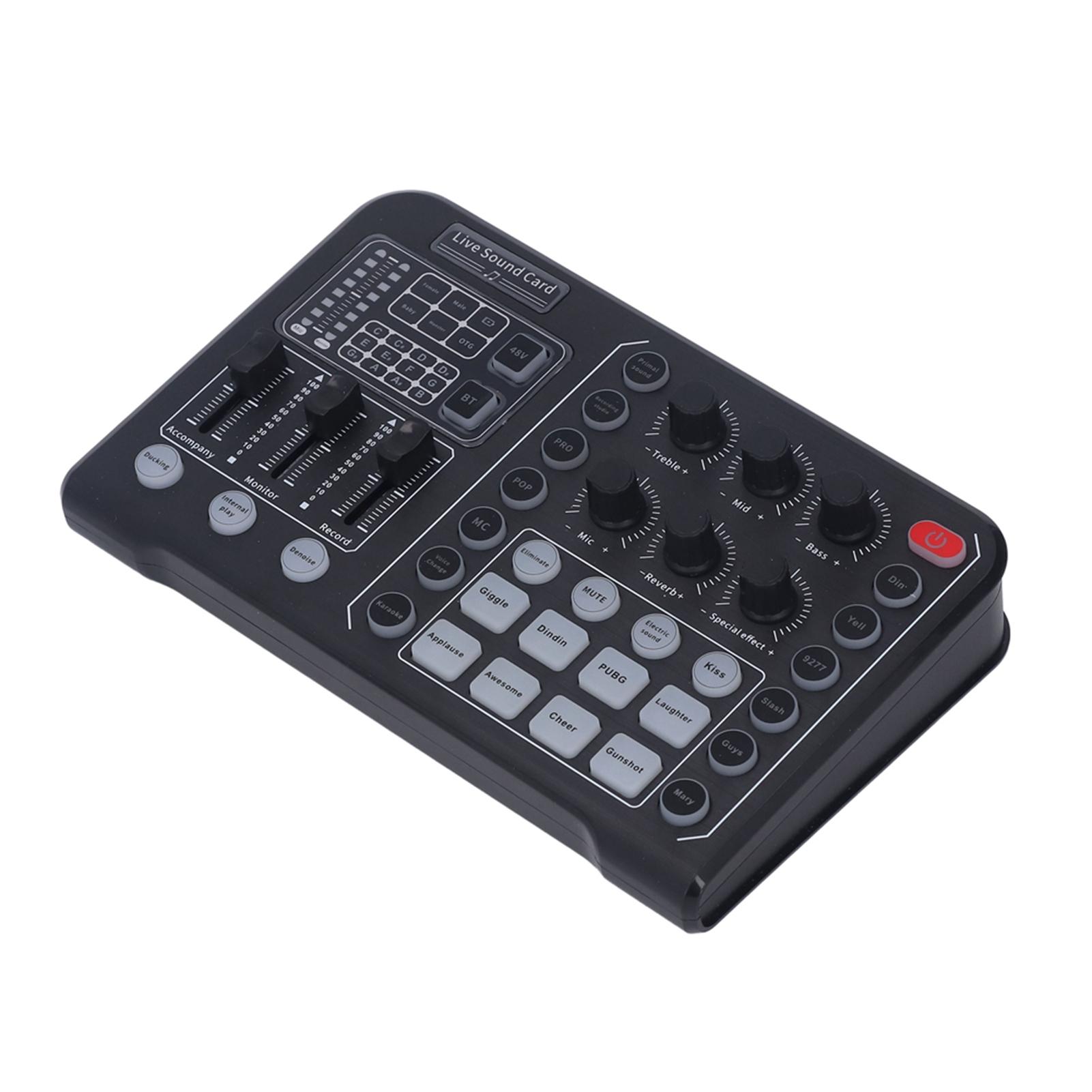 

Live Sound Board DSP Chip Dual Channel Wireless Professional Multifunctional Sound Board