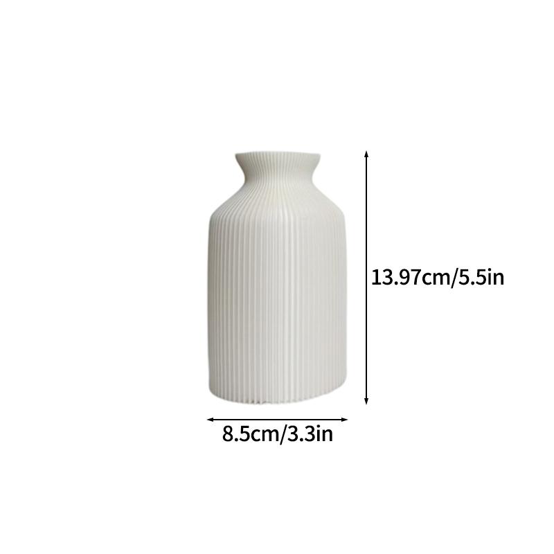 3d Printed Vase Modern Style Vase Flower Vase with Swirl Pattern Aesthetic Floral Display Vase for Living Room Desktop Decor