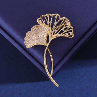 Senior-Broschen, Blumen-Blatt-Brosche, Anstecknadeln für Damen, Anzug-Anhänger, modische Broschen, Schmuck