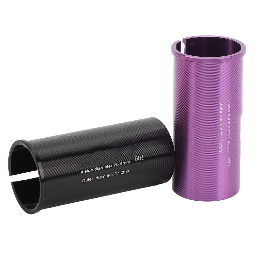 Seat Post Adapter Shim Aluminium Alloy CNC Machined Textured Finish Cycle Seat Tube Conversion