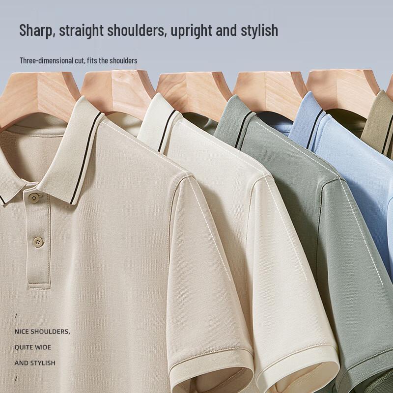 JEANSWEST LIFE Men's Casual Short Sleeve Polo Shirt
