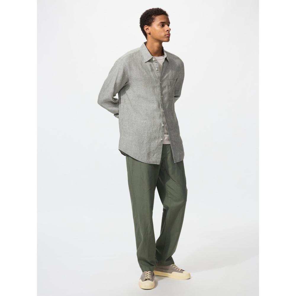 Uniqlo Japan Linen Blend Easy Pants
