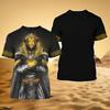Mystery Egyptian Anubis T-shirt Men Women Clothing Short Sleeve O-neck T Shirts 3D Printed Ancient Egypt Pattern 2025 Travel Tee