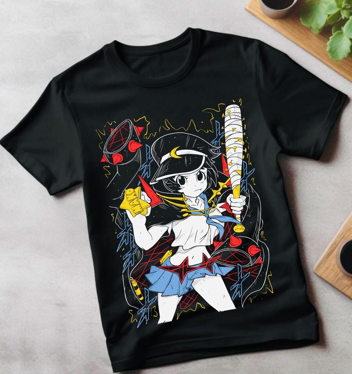 Mako Mankanshoku Kill la Kill New T-Shirt Mens Womens Tees Top,anime,Ryuko Matoi,Harajuku Japanese L