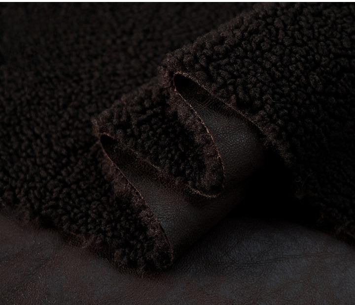 Suede Velvet Composite Lamb Wool Fabric Winter Thickening Warm for Diy Sewing Clothing  Wholesale Cloth