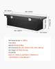 Crossover Truck Tool Box, 69x20x18 In, Heavy Duty Aluminum Toolbox with Diamond Texture, Pick Up Truck Bed RV Trailer Toolbox, Waterproof Storage