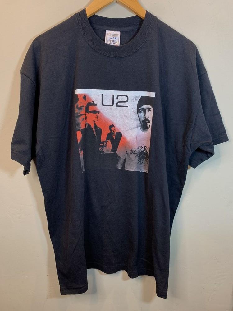 Vintage 2001 U2 Goal Is Elevation Tour Black Unisex Tshirt S-5XL KH13215 Unisex T-Shirt XL