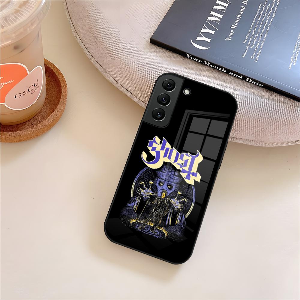 

Rock GhostS Heavy Metal Band Phone Case Glass For Samsung Galaxy S25 S23 S24 S21 S22 S20 Ultra Fe Plus A15 A14 Cover Samsung S23